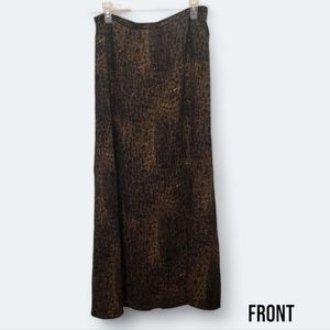 EMMA JAMES - Animal Print Skirt - Vintage